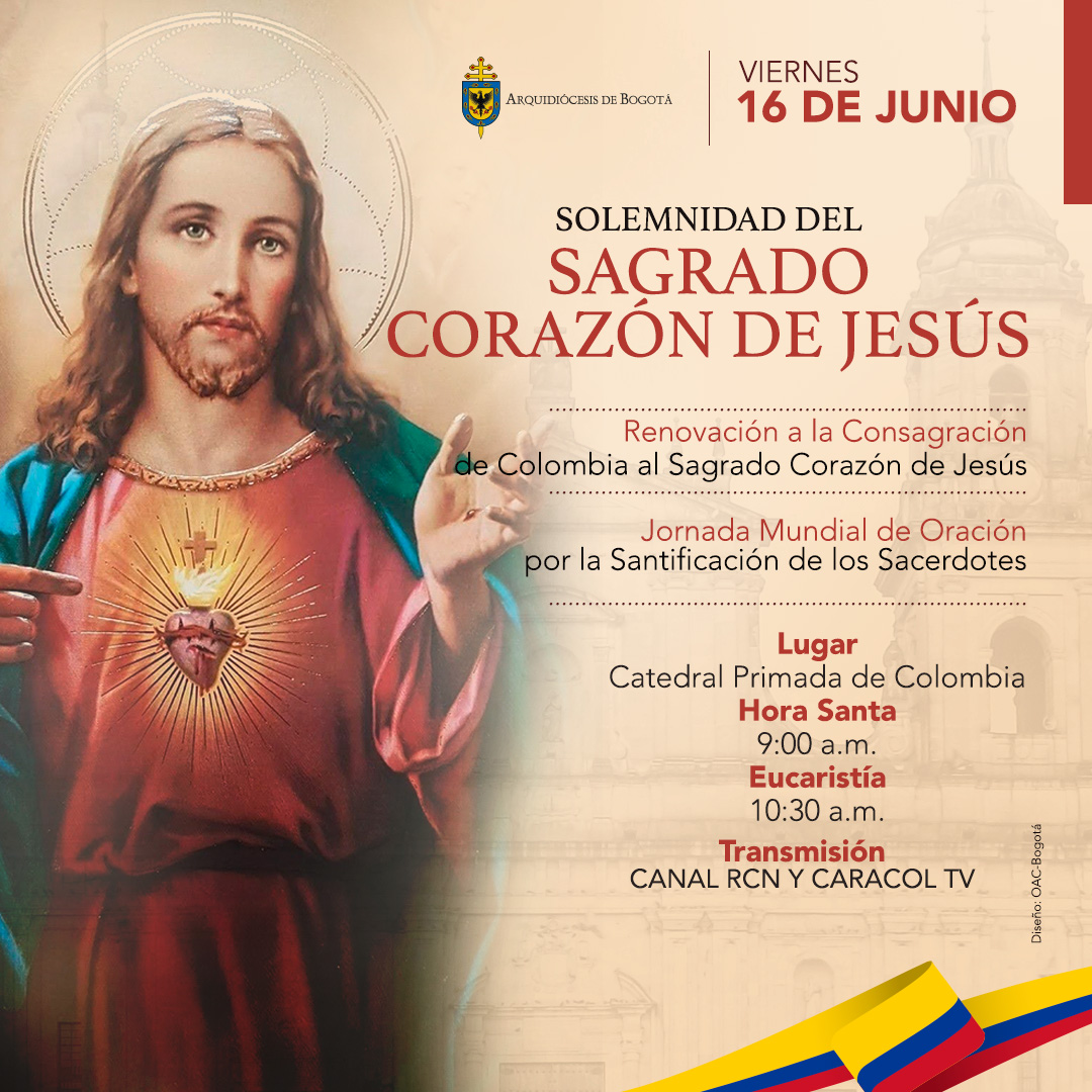 Colombia renovará la consagración al Sagrado Corazón de Jesús REVISTA